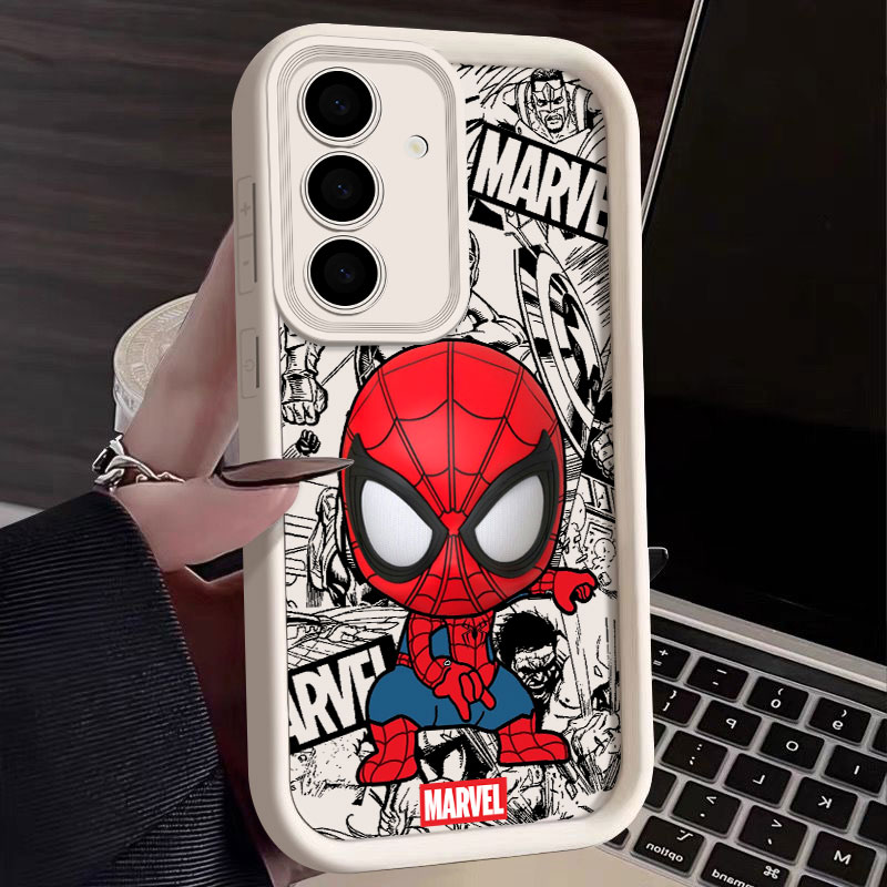 Samsung Galaxy S25 - Чехол Marvel Spiderman Cute Fundas для
