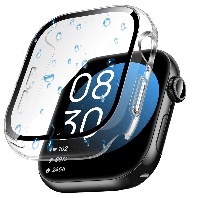 Smartwatch Band Accessories - Защитное стекло+чехол для Apple Watch 44