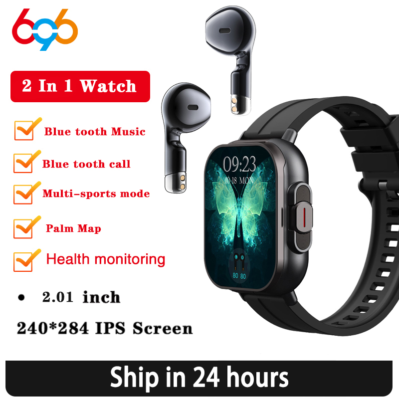Smartwatch Headset - BT Call Blue Tooth Наушники Часы