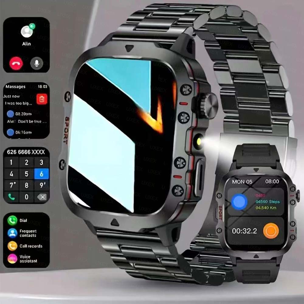 Smartwatch Custom - Новые смарт-часы 2026 года: LED-подсветка, беспроводные