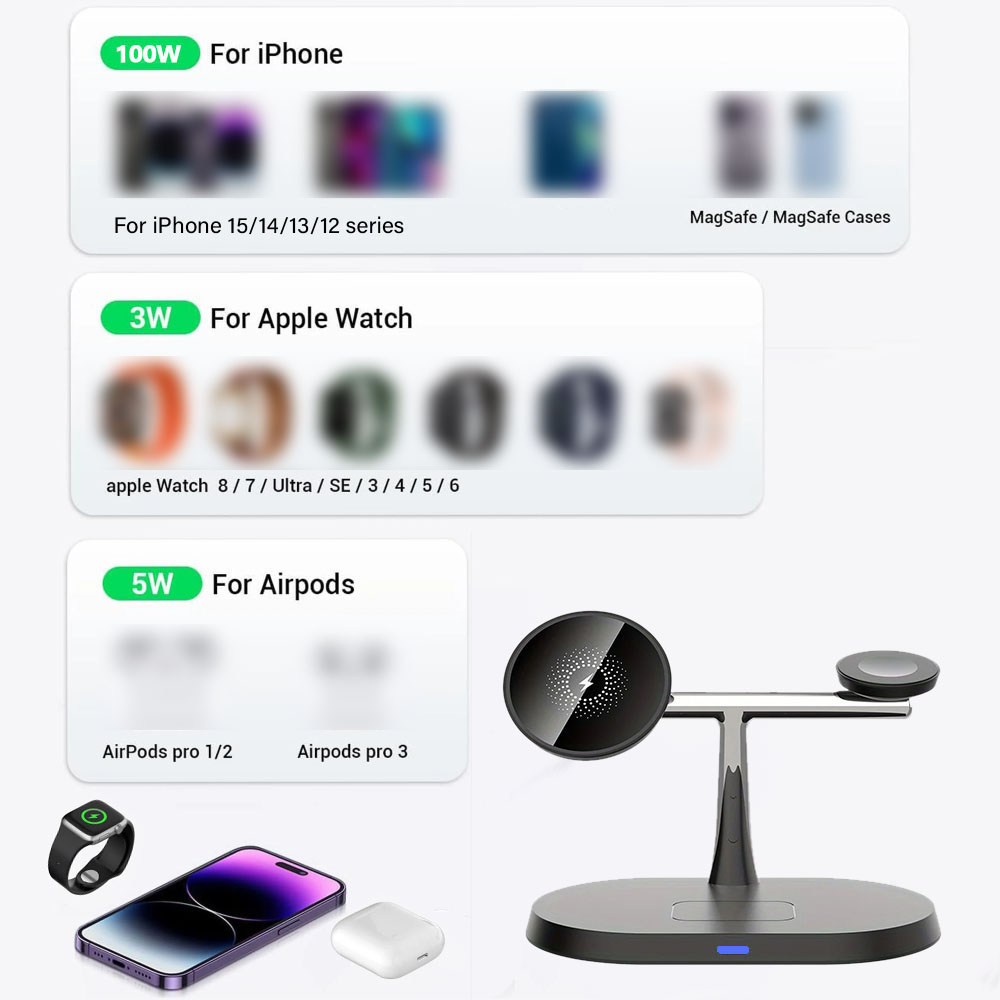 Магнитная беспроводная зарядна – обзор и цена Smartwatch Ac