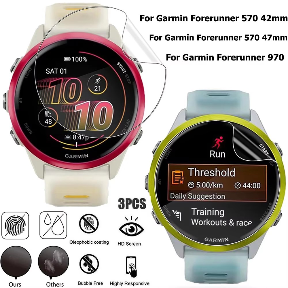 1-3 шт. гидрогелевая пленка дл – обзор и цена Garmin Smartwatch Accessories