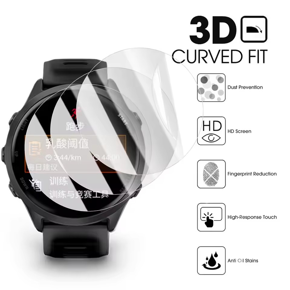 1-3 шт. гидрогелевая пленка дл – обзор и цена Garmin Smartwatch Accessories