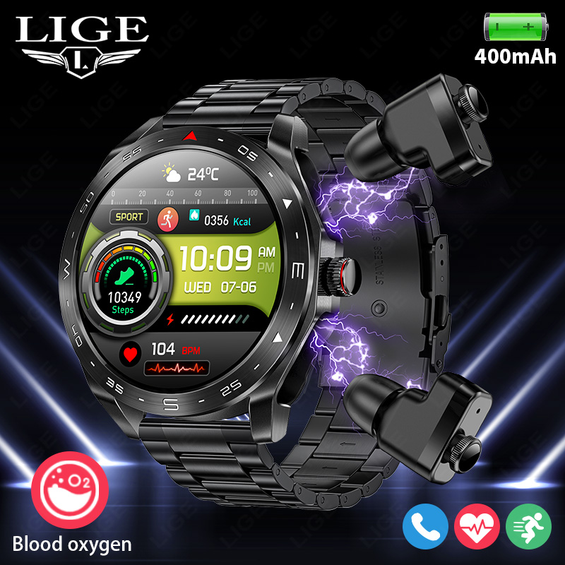 Умные часы LIGE с наушниками,  – обзор и цена Smartwatch Headset