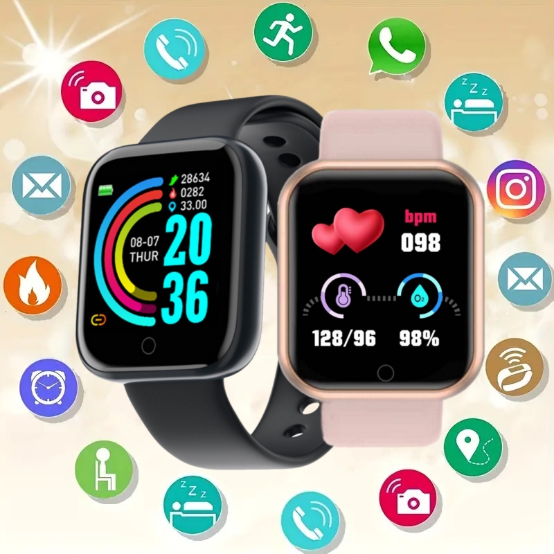 Смарт-часы Y68 D20 мужские, ум – обзор и цена Smartwatch Touch