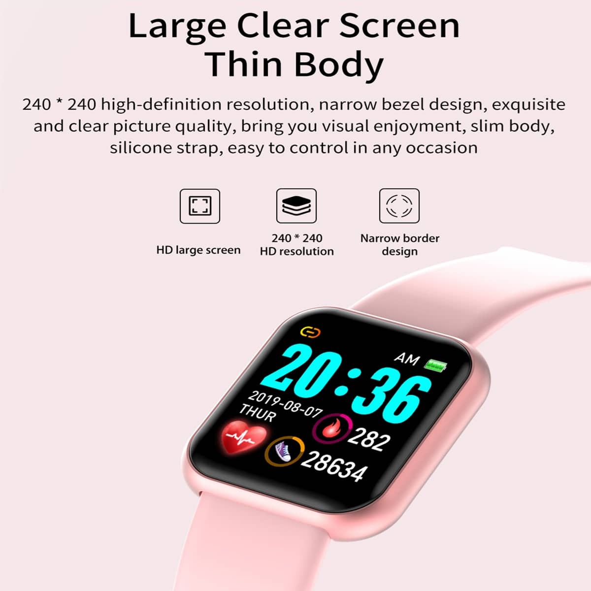 Смарт-часы Y68 D20 мужские, ум – обзор и цена Smartwatch Touch
