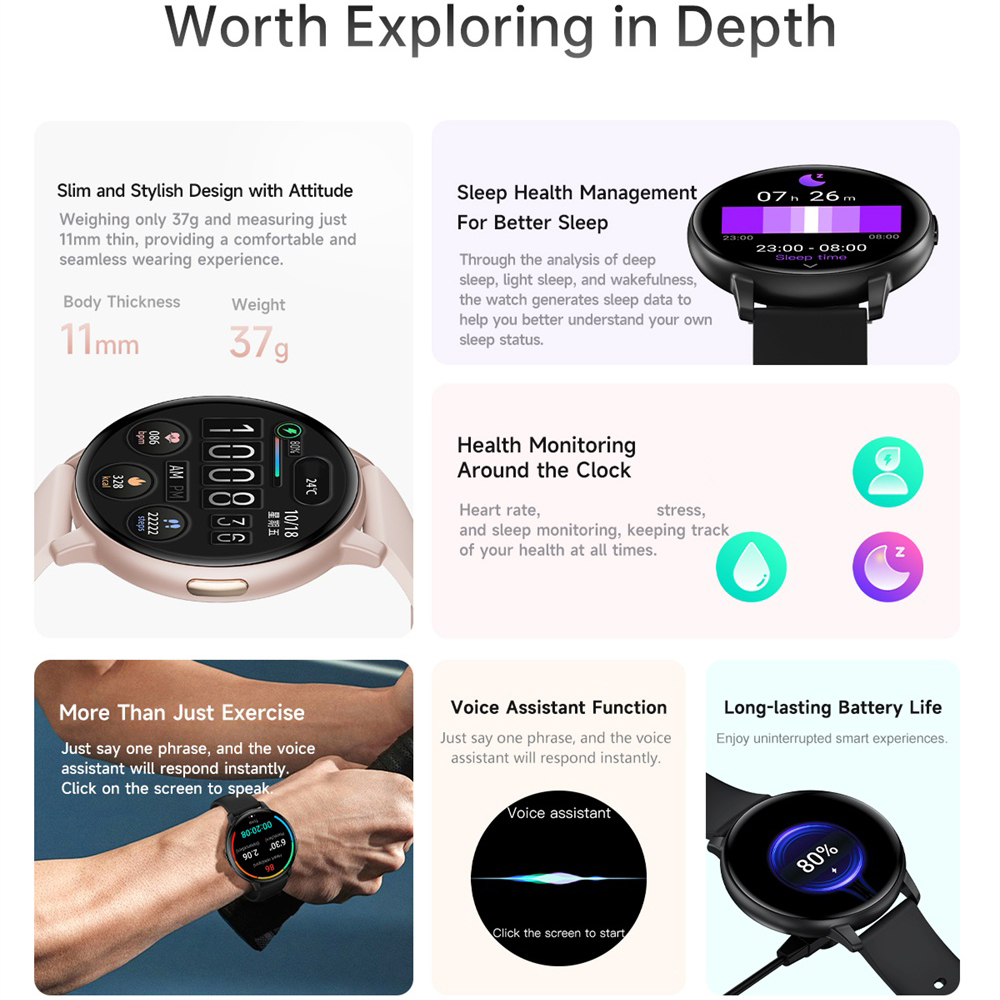 Смарт-часы BT Call для женщин  – обзор и цена Smartwatch Custom