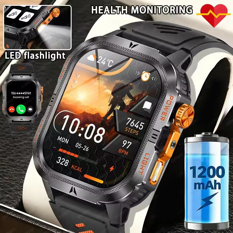 Прочные военные смарт-часы 202 – обзор и цена Smartwatch M Active