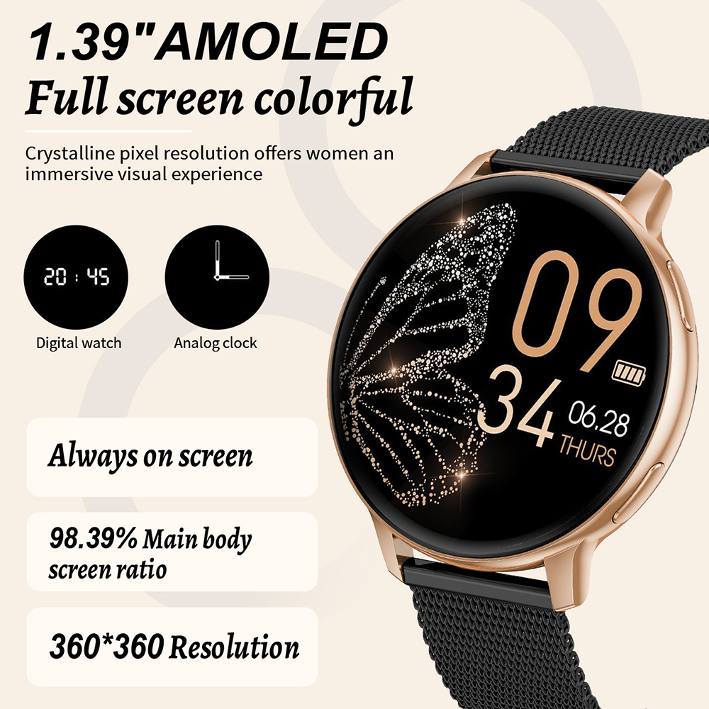 Смарт-часы LIGE Fashion для же – обзор и цена Smartwatch Custom