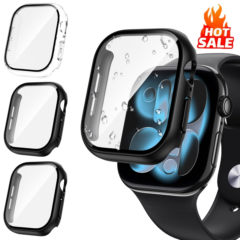 3 шт. стекло + чехол для Apple – обзор и цена Smartwatch Band Accessories