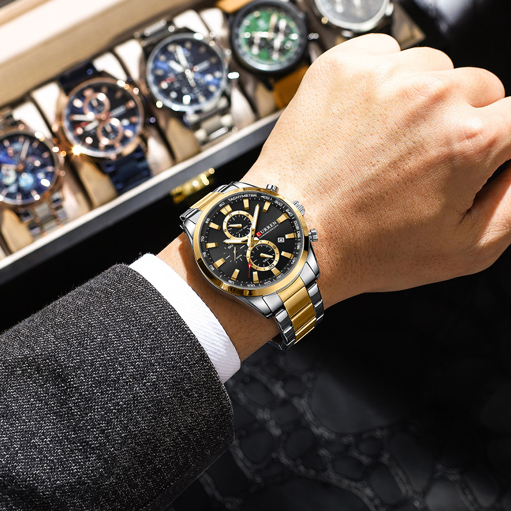 CURREN повседневные кварцевые  – обзор и цена Accessories With Watch