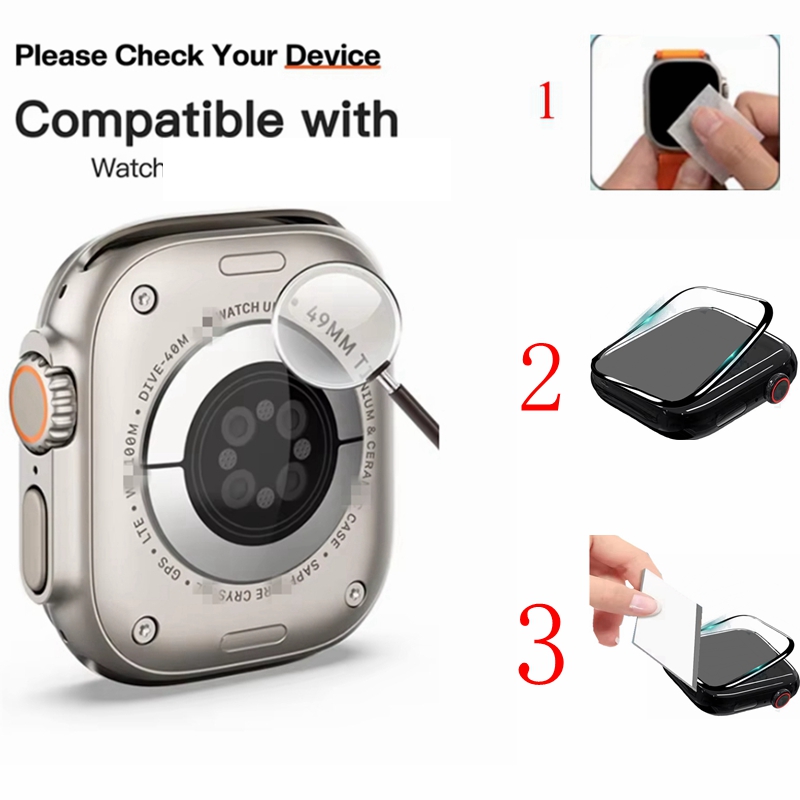3 защитных стекла + 1 чехол дл – обзор и цена Smartwatch Band Accessories