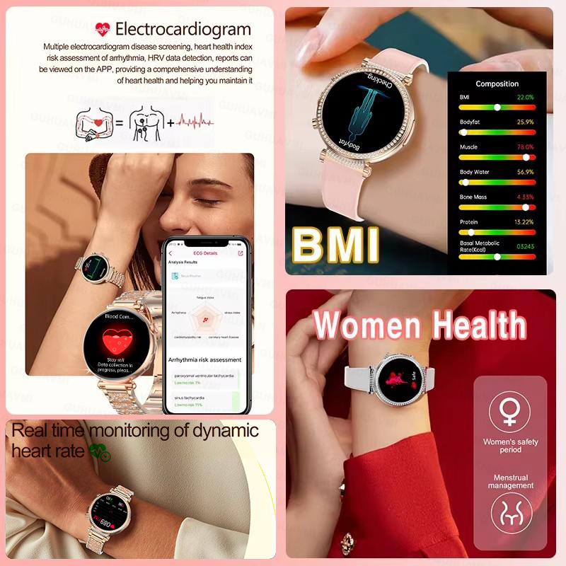 Новые 1,27-дюймовые умные часы – обзор и цена Smartwatch Custom