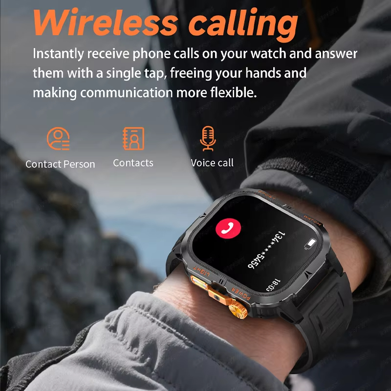 Прочные военные смарт-часы 202 – обзор и цена Smartwatch M Active