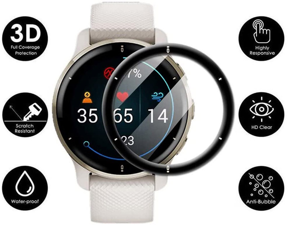 3D защитная пленка с изогнутым – обзор и цена Garmin Smartwatch Accessories
