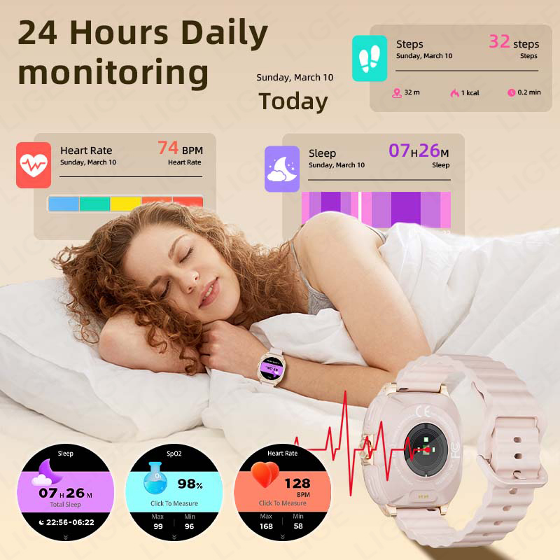 Умные часы LIGE 2-в-1 с TWS-на – обзор и цена Smartwatch Headset