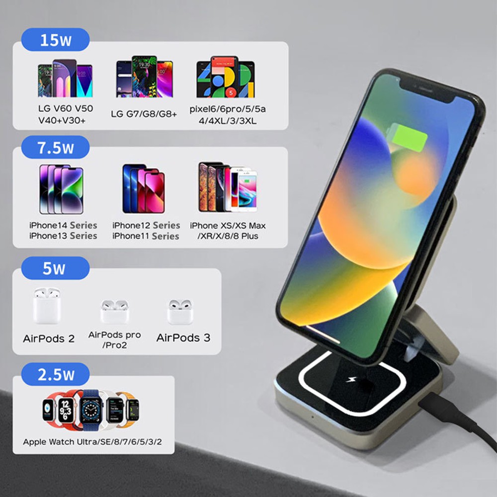 Складная станция магнитного бе – обзор и цена Smartwatch Ac