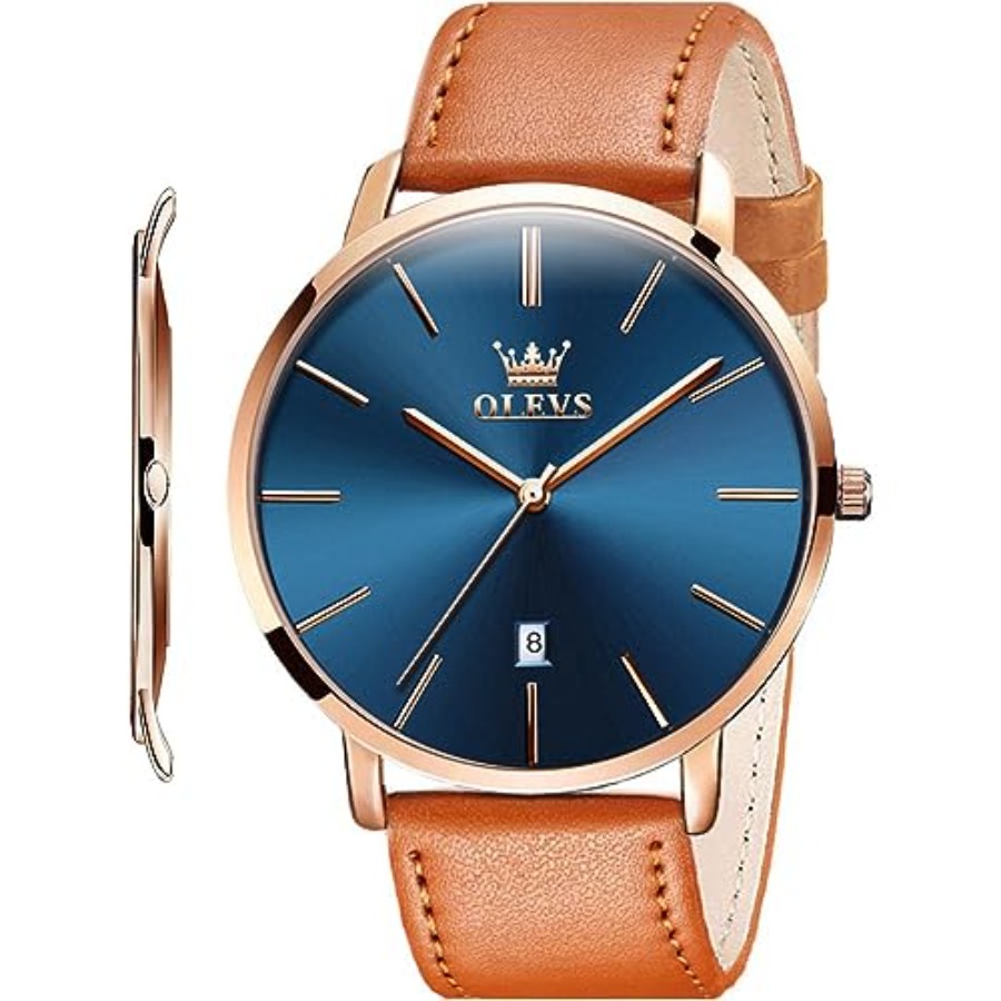 Мужские кожаные часы OLEVS, че – обзор и цена Smartwatch Touch