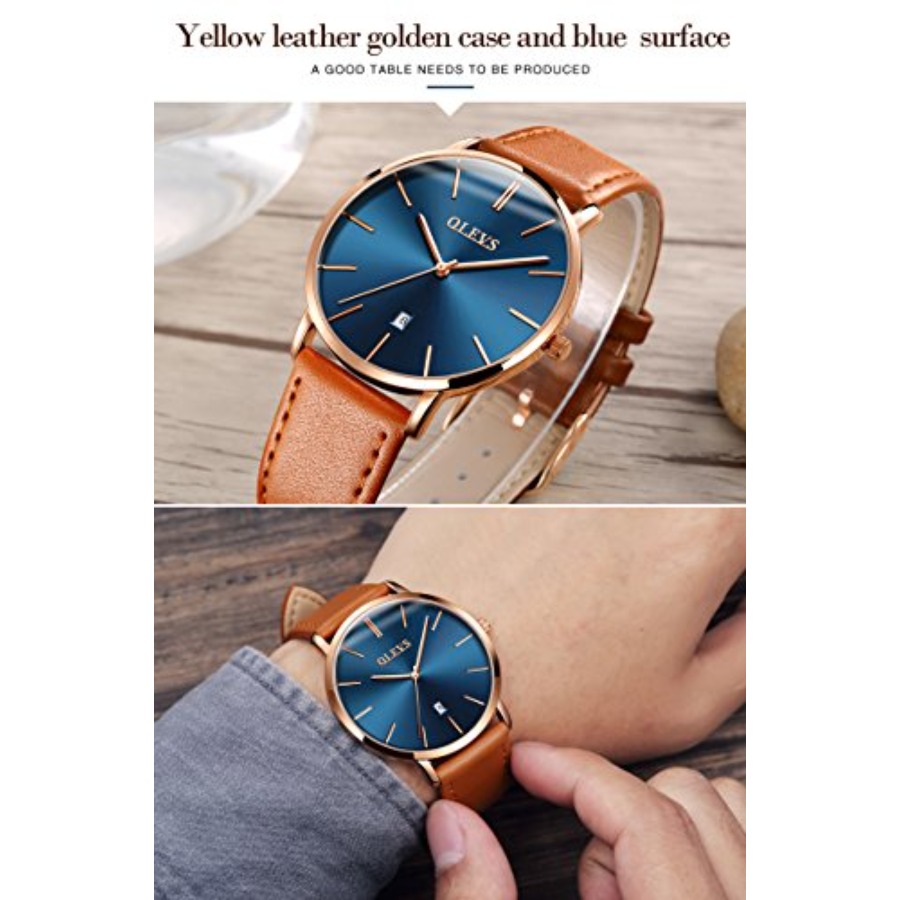 Мужские кожаные часы OLEVS, че – обзор и цена Smartwatch Touch