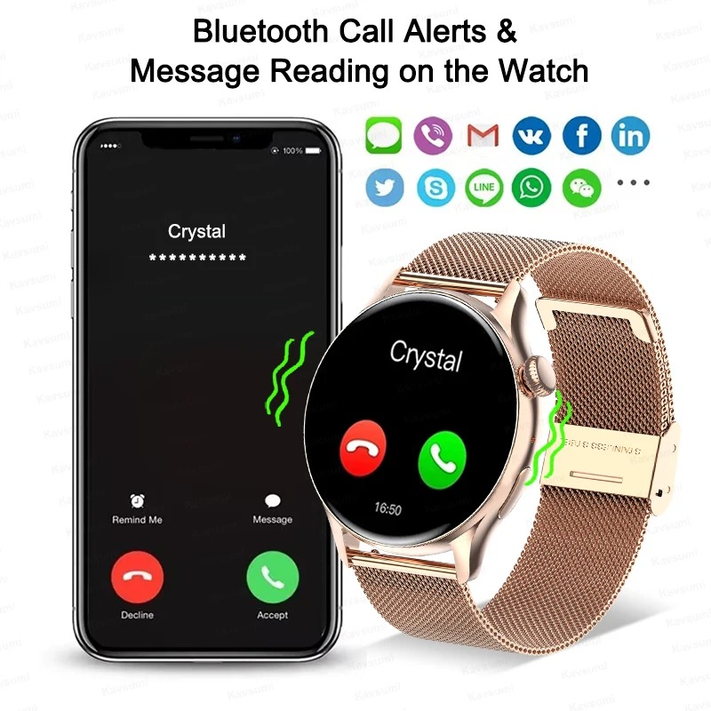 2026Новые Смарт-часы для женщи – обзор и цена Smartwatch Custom