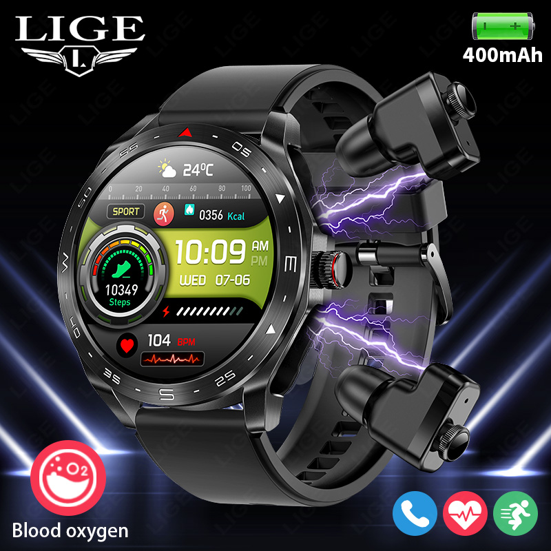 LIGE с наушниками Bluetooth На – обзор и цена Smartwatch Headset